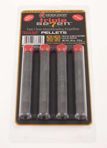 Hodgdon T7BP5050 Triple Seven Pellets 50 Cal 50 Grain 24 Pack