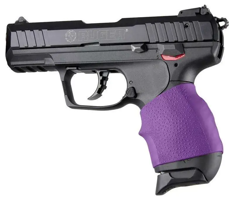 Hogue 18006 HandAll Jr. Grip Sleeve Ruger LCP Textured Purple Rubber