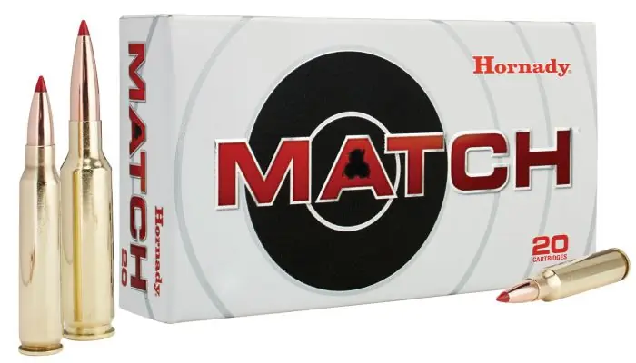 Hornady Match 223 Remington 68 GR Boat Tail Hollow Point Match 20 Round Box