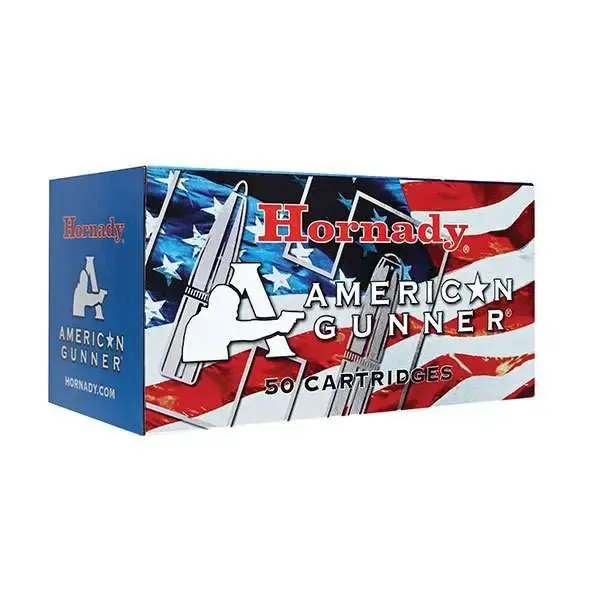 Hornady 80967 American Gunner 308 Win 155 gr Boat Tail Hollow Point (BTHP) 50 Round Box