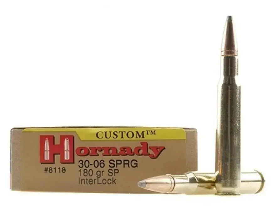 Hornady Custom 30-06 Springfield 180 GR InterLock SP 20 Round Box