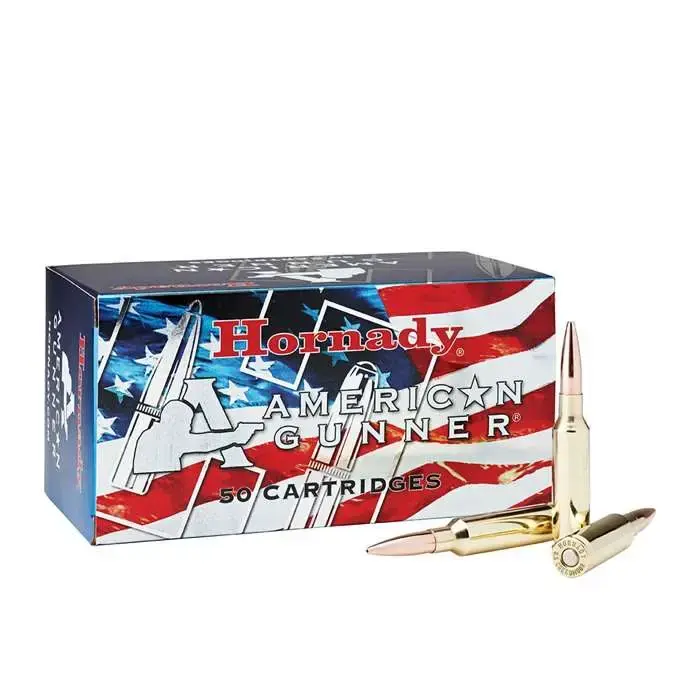 Hornady 81482 American Gunner 6.5 Creedmoor 140 gr Boat Tail Hollow Point (BTHP) 50 Round Box