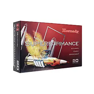 Hornady 82235 Superformance 300 Ruger Compact Magnum 180 GR SST 20 Round Box