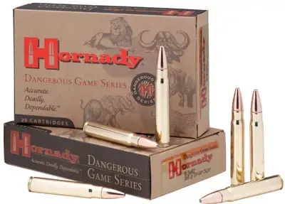 Hornady 82312 Dangerous Game 375 H&H Mag 270 gr InterLock Spire Point-Recoil Proof 20 Round Box