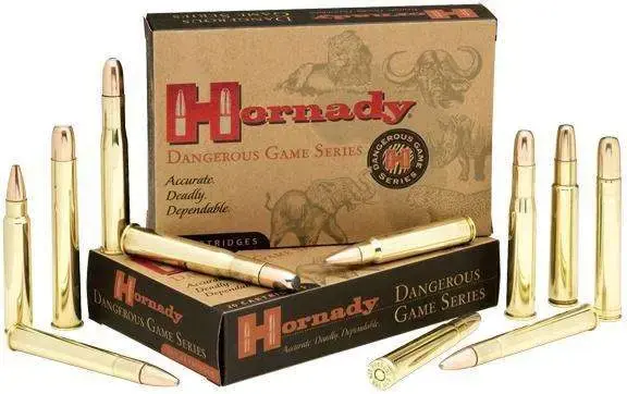 Hornady 8262 Dangerous Game 458 Lott 500 gr Dangerous Game Solid 20 Round Box