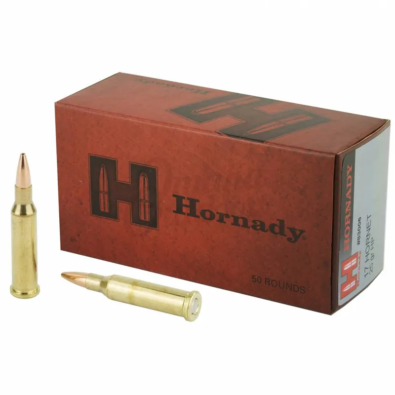 Hornady Custom 17 Hornet 25 GR Hollow Point 50 Round Box