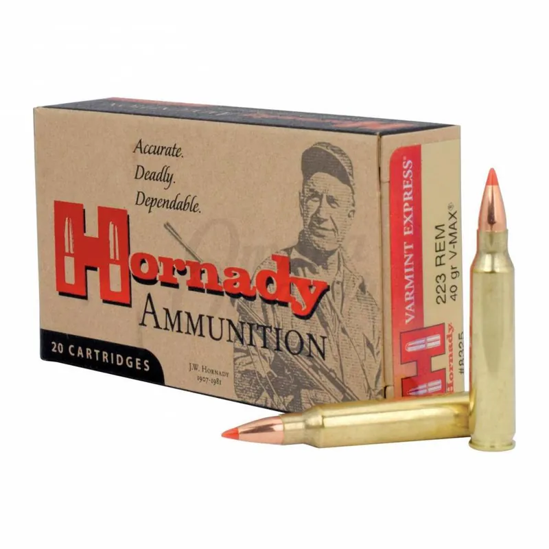 Hornady 8325 Varmint Express 223 Rem 40 gr V-Max 20 Round Box