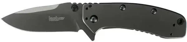 Kershaw 1556TI Cryo II 3.25" Drop Point Plain TiCN 8Cr14MoV SS Titanium Nitro Carbon Handle Folding