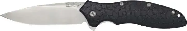 Kershaw 1830 OSO Sweet 3" Drop Point Plain 8Cr13MoV Stainless Steel FRN Black Handle Folding
