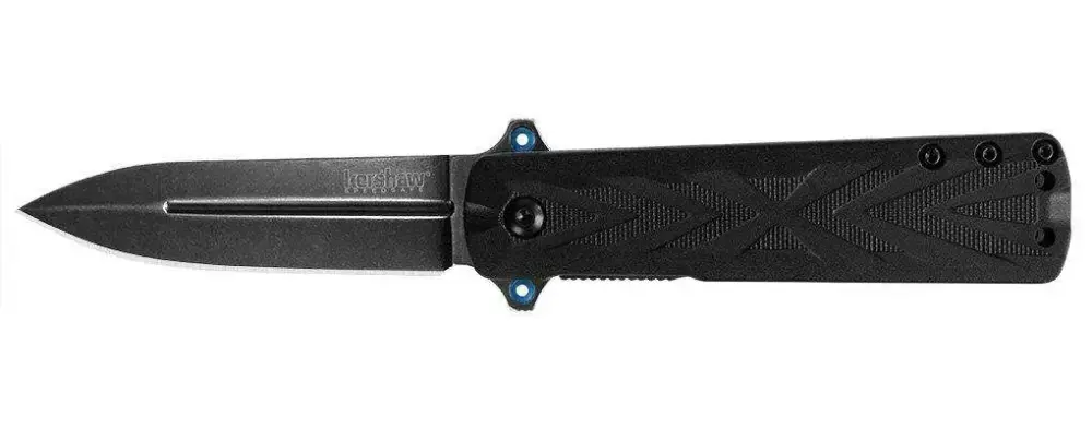Kershaw 3960 Barstow 3" Spear Point Plain Black Oxide 8Cr13MoV SS FRN Black Handle Folding