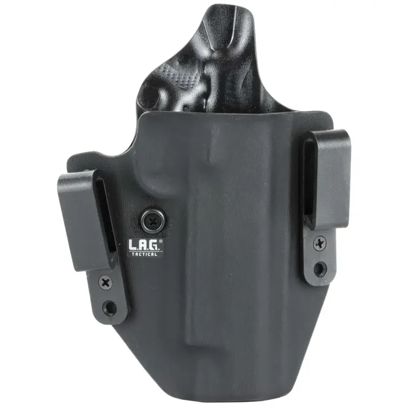 Lag Tactical 6004 Defender IWB/OWB 1911 5" w/Rail Kydex Black