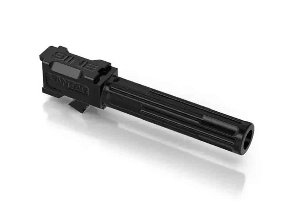 Lantac 01GBG19NTHBL 9INE Glock 19 9mm Luger 4.01" Black Fluted