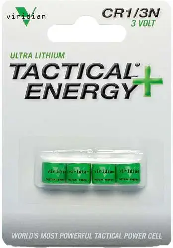 1/3N Lithium Battery 4-pack