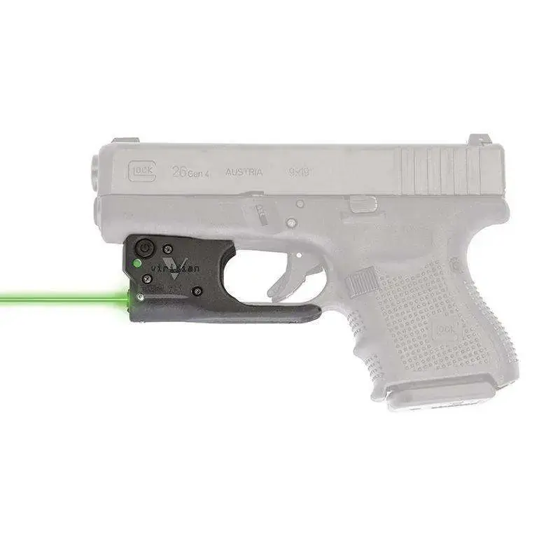 Viridian 9200016 Reactor R5 Gen 2 Green Laser Glock 19, 23, 26-27 510-532 nm Wavelength Trigger Guard Instant-On Holster