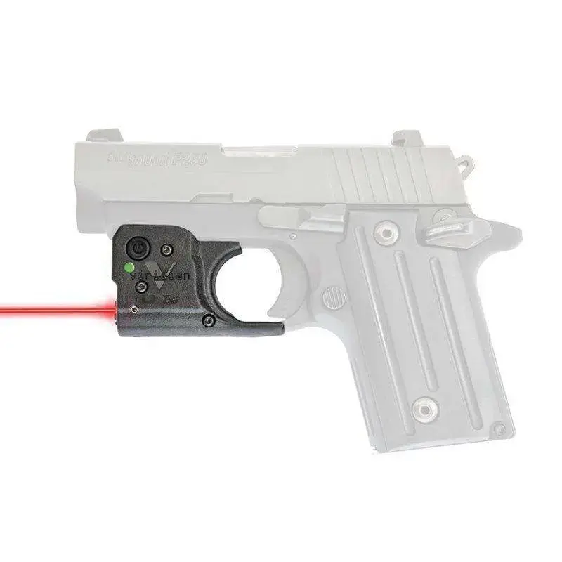 Viridian 9200031 Reactor R5-R Gen 2 Red Laser Sig Sauer P238/P938 635-650 nm Wavelength Trigger Guard Instant-On Holster