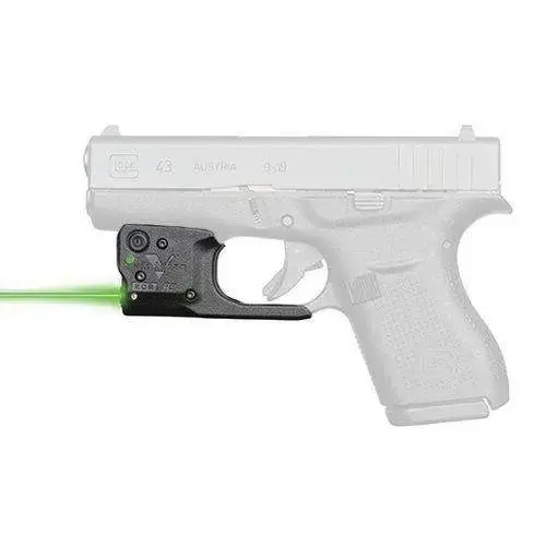 Viridian 9200036 Reactor R5 Gen 2 Green Laser Glock 43 510-532 nm Wavelength Trigger Guard Instant-On Holster