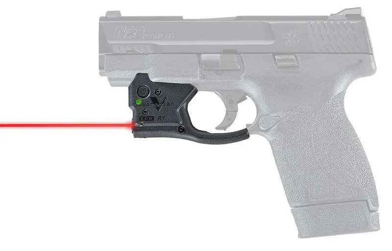 Viridian 9200043 Reactor R5-R Gen 2 Red Laser S&W M&P Shield 45 635-650 nm Wavelength Trigger Guard Instant-On Holster