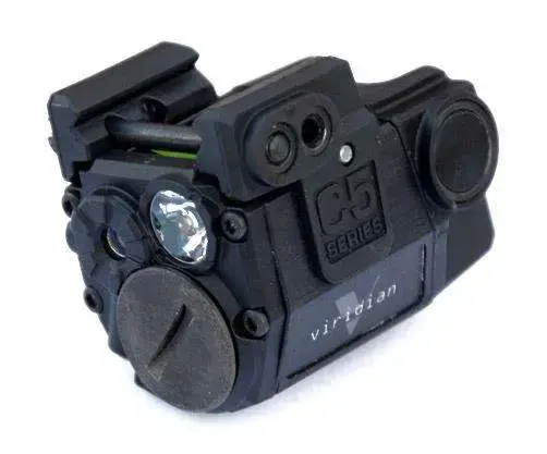Viridian C5L C5L Sub-Compact Laser/Light Green Laser 100 Lumens/5mW Universal Pistol w/Rail 532 nm Wavelength