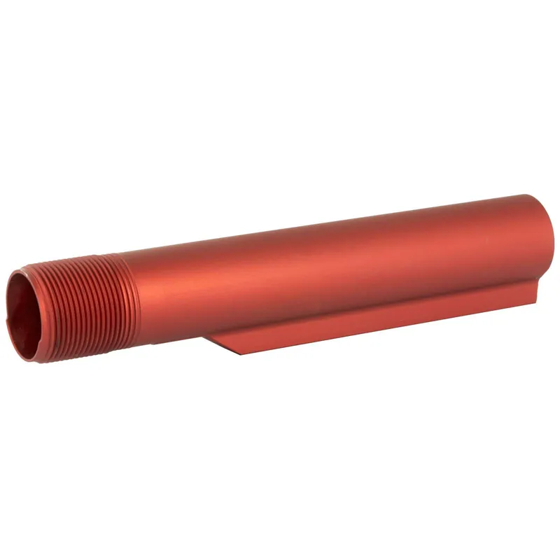 LBE Unlimited MBUF002-RED Mil-Spec Buffer Tube 6 Position AR-15 Red