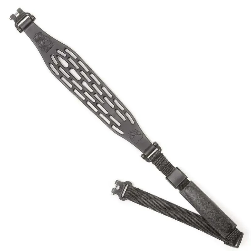 Limbsaver 12190 Kodiak-Air Sling 2" W Adjustable Black NAVCOM Rubber for Rifle