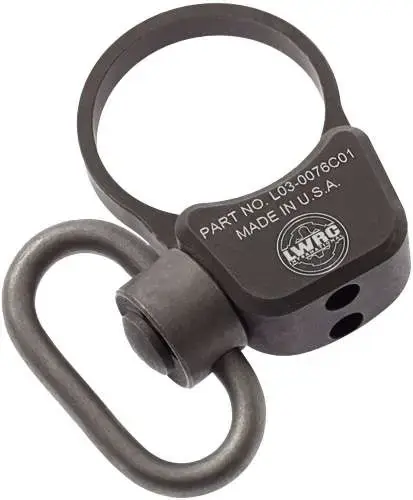 LWRC 2000072A01 LWRCI Ambi QD Sling Mount with QD Swivel Black Metal