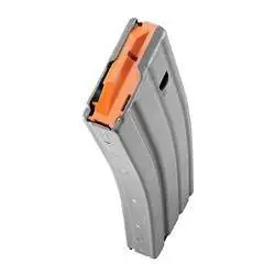 C Products Defense Inc 3023002178CP DURAMAG 223 Rem,5.56x45mm NATO,300 Blackout AR-15 30rd Gray w/Orange Follower 6061-T6 Aluminum