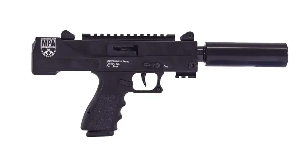 MPA PISTOL 9MM 4.5" TB 17RD BLK W/RL