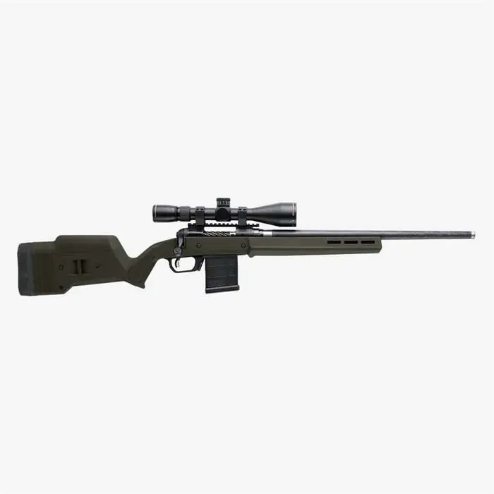 Magpul MAG1069-ODG-RT Hunter 110 Stock Fixed w/Aluminum Bedding & Adj Comb OD Green Synthetic Savage 10/110 Short Action Right Hand