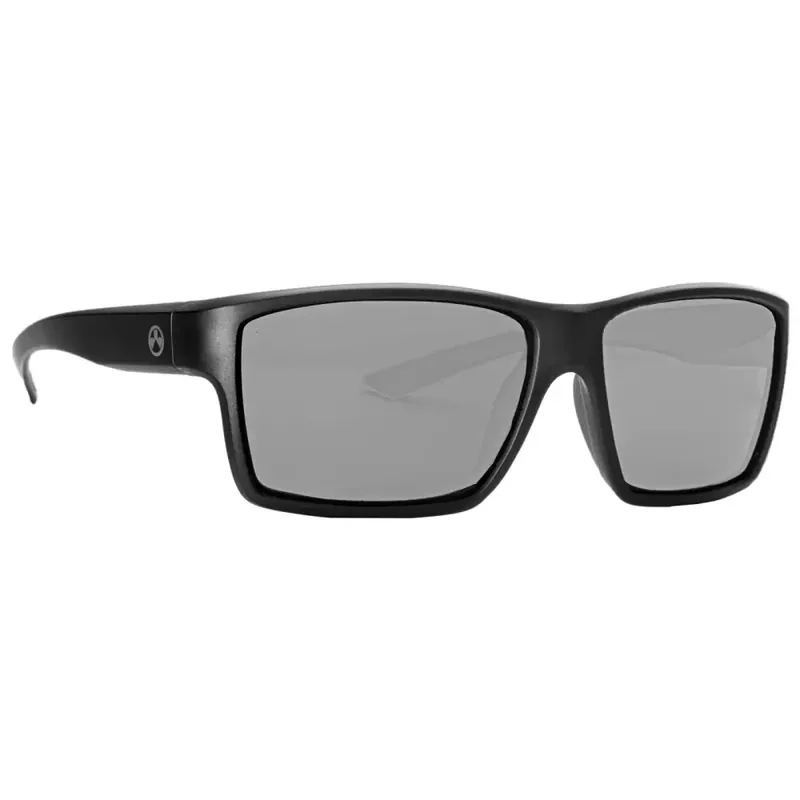 Magpul MAG1147-1-001-1110 Explorer Eyewear Polycarbonate Gray w/Silver Mirror Lens w/Black Frame