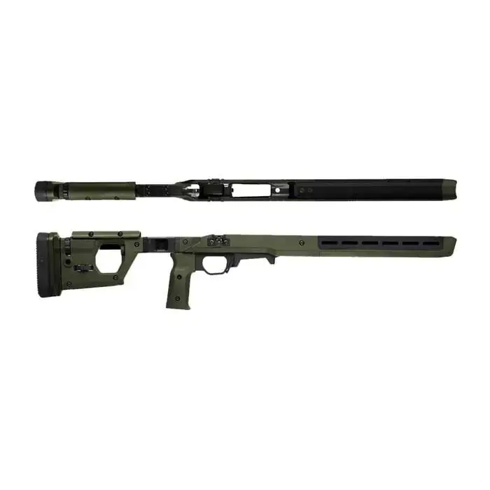 Magpul MAG997-ODG Pro 700 Stock Fixed w/Aluminum Bedding OD Green Synthetic for Remington 700 SA