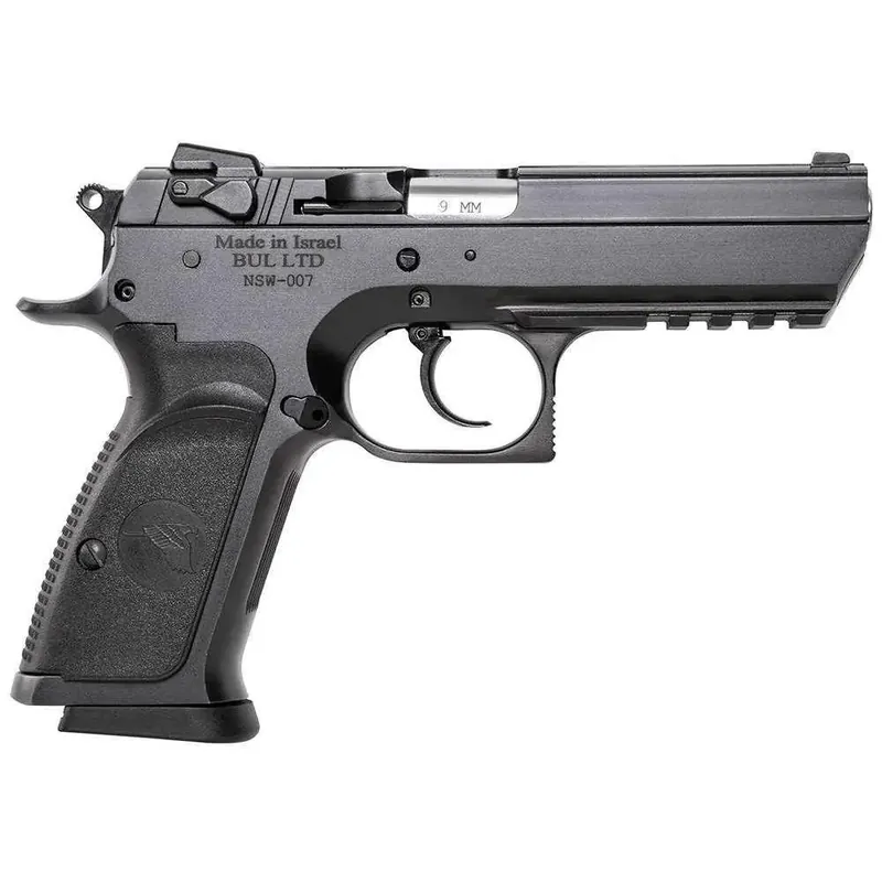 Magnum Research BE99003R Baby Eagle III 9mm Luger 4.40" 10+1 Black Carbon Steel Black Polymer Grip