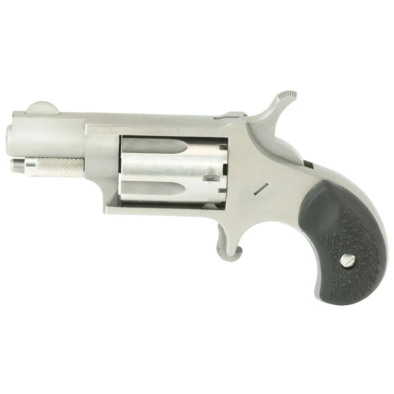 NAA MINI REV 22LR 1 1/8" RBR GRIPS