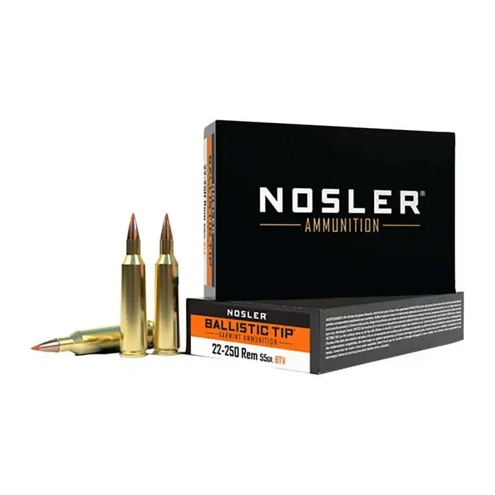 22-250 Rem 55gr Ballistic Tip 20 rnds Ammunition