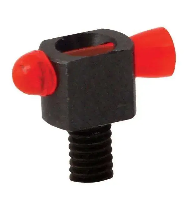 Hiviz BD1008R Threaded Front Red Fiber Optic Black