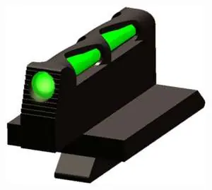 Hiviz GPLW01 LiteWave Ruger GP100 Fiber Optic Green/Red/White Front Black Steel Frame