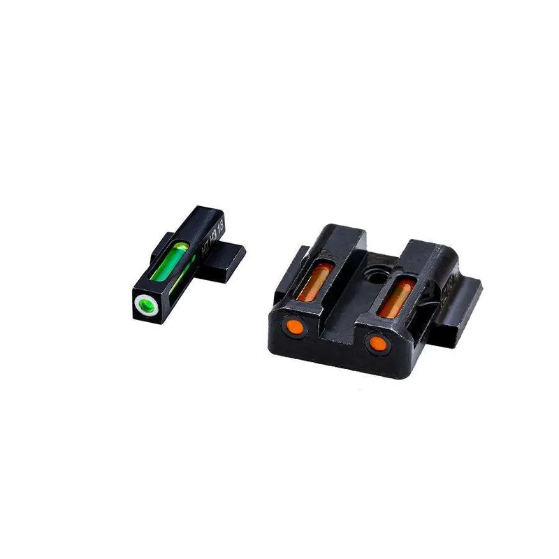 Hiviz MPN421 LiteWave H3 S&W M&P Green w/White Outline Front Orange Rear Black