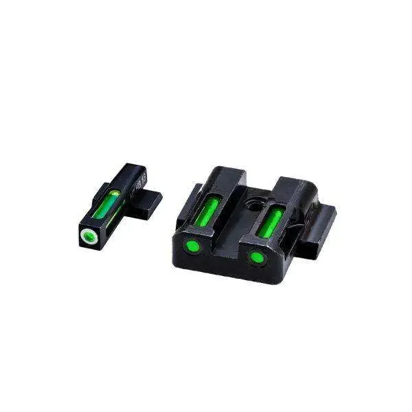Hiviz MPSN321 LiteWave H3 S&W M&P Shield 9/40/45 S&W M&P Shield 9mm/40S&W/45 Tritium/Fiber Optic Green Tritium/Fiber Optic Green Black