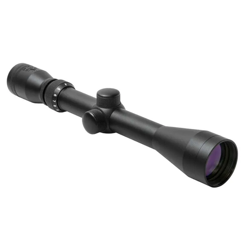 NCStar SFB3940G Shooter 3-9x 40mm Obj 36.6-13.6 ft @ 100 yds FOV 1" Tube Black Finish P4 Sniper