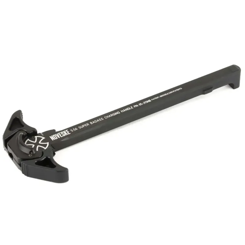 Noveske 5000900 Super Badass Charging Handle AR-15 Black Hardcoat Anodized 7075 Aluminum
