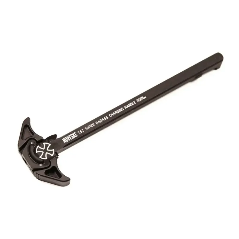 Noveske 5000901 Super Badass Charging Handle AR-10 Black Hardcoat Anodized 7075 Aluminum