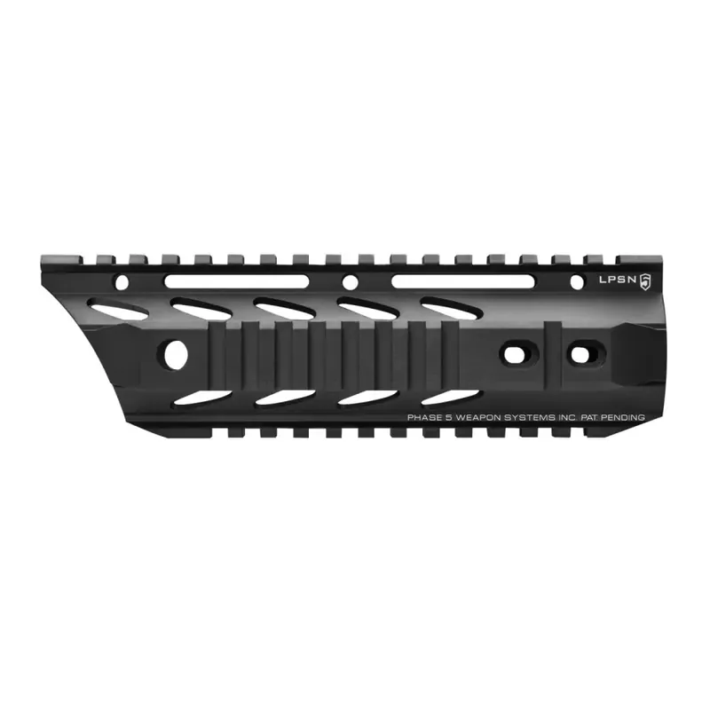 PHASE 5 WEAPON SYSTEMS LPSN75 Lo-Pro Slope Nose Quad Rail AR Platform Aluminum Black 7.5"