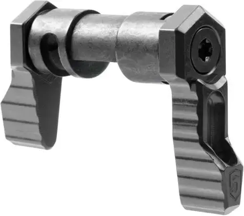 Phase 5 Weapon Systems SAFE90BLK Safety Selector 90 Degree Black Hardcoat Anodized Aluminum AR-15/AR-10/LR-308 Ambidextrous