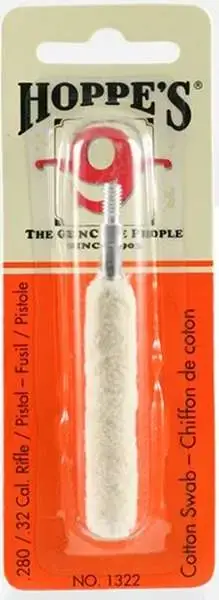 Hoppes 1322 Cleaning Swabs 280-32 Cal Rifle Cotton 10 Pack