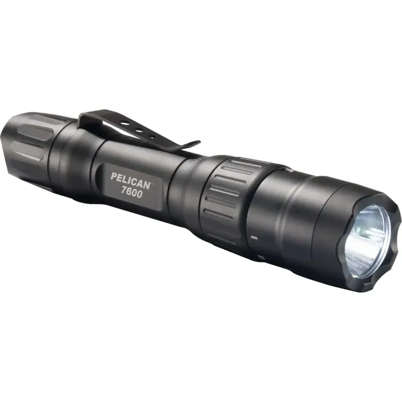 Pelican 7600 7600 Tactical 944/479/37 Lumens LED Aluminum Black Hardcoat Anodized