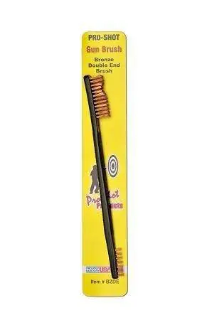 Pro-Shot BZDE Gun Brush Double Ended Bronze Multi-Caliber