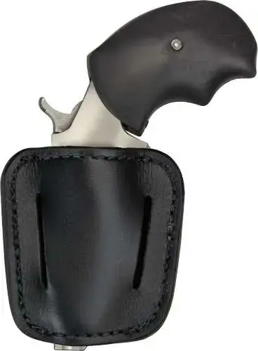 Homeland HLM037 Mini Concealment IWB/OWB NAA Mini-Revolver Leather Black