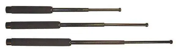 PSP NS26F Expandable Baton with Sheath & Foam Handle 26" Steel Black