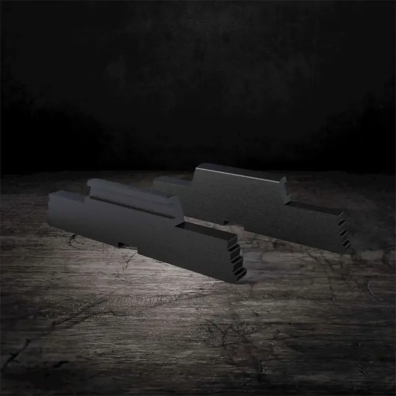 Rival Arms RA80G001A Slide Lock Glock Gen 3-4 Extended Black QPQ Case Hardened Stainless Steel