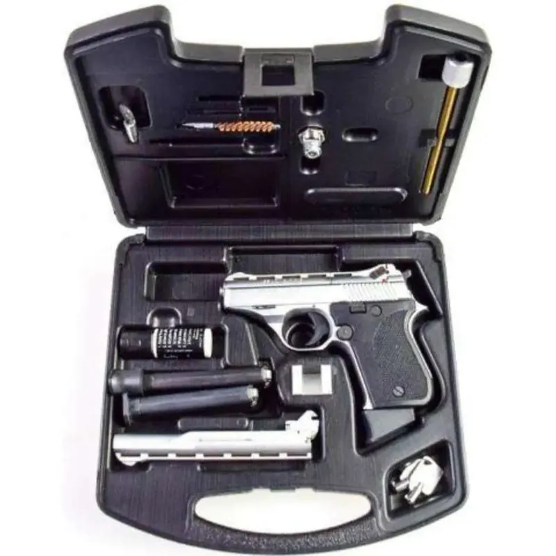 Phoenix Arms DRM2ANB HP Deluxe Range Kit 22 LR 3" & 5" 10+1 Satin Nickel, Black Polymer