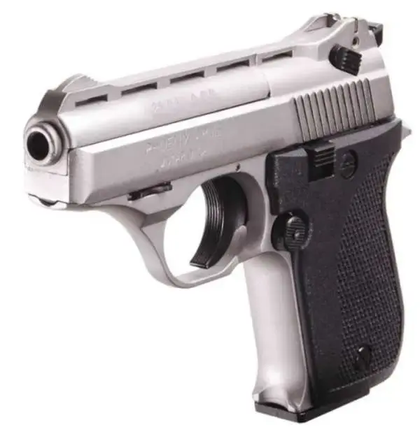 Phoenix Arms HP5ANB HP 25 ACP 3" 10+1 Nickel Black Polymer Grip